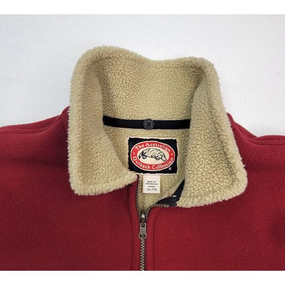 The Australian Outback Collection Jacket Mens 2XL Sherpa Lined Heavy‎ Fleece Zip - Picture 6 of 11